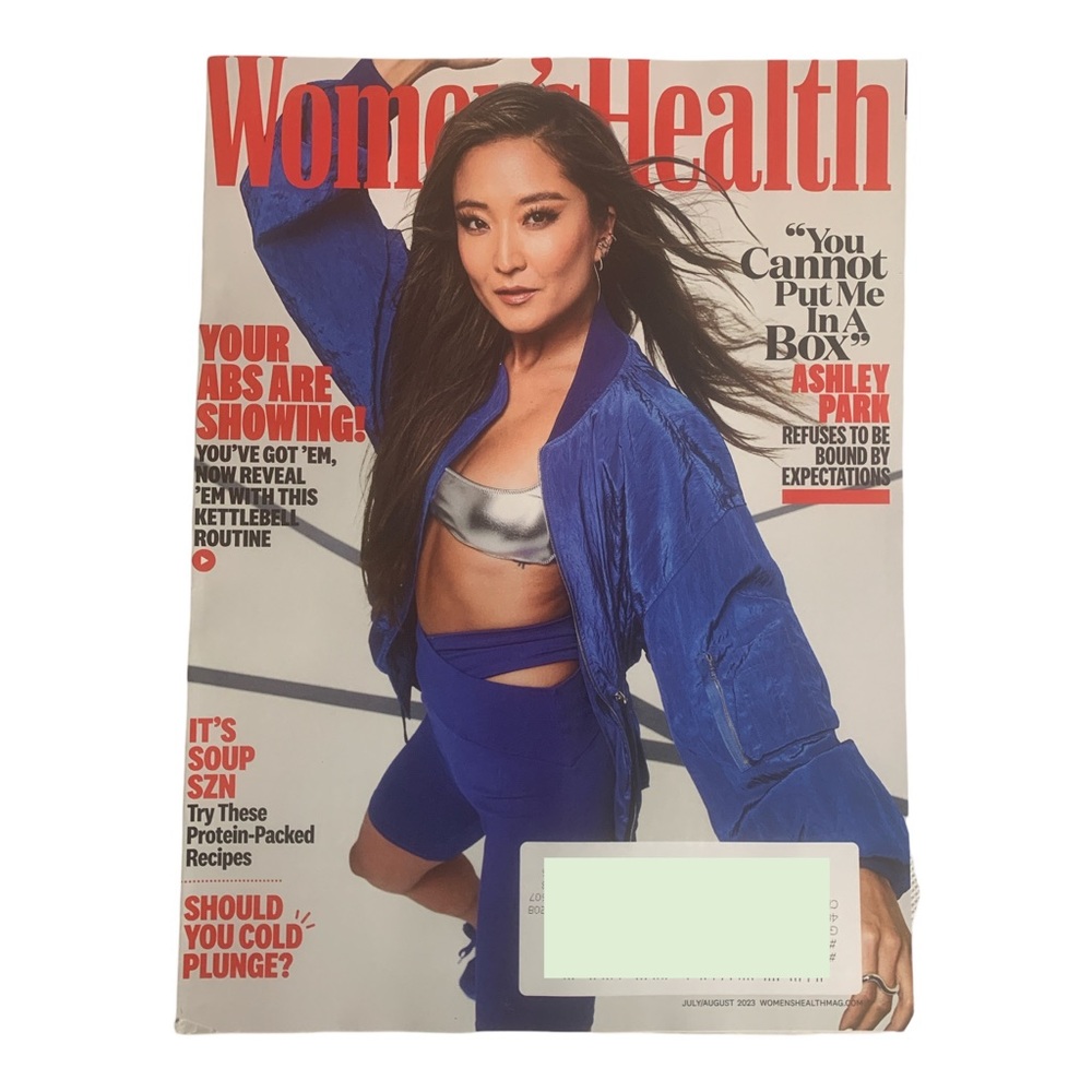 Womens Health Magazine July August 2023 Ashley Park Soup Season Abs Kettlebell